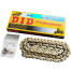 D.I.D Professional O-Ring (Made In Japan) Motorcycle Racing Chain - Golden Color - 128 Link - Universal image