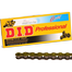 D.I.D Professional O-Ring (Made In Japan) Motorcycle Racing Chain - Golden Color - 128 Link - Universal image
