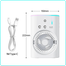 DP-7688 Rechargeable Fan and Humidifier - Stay Cool Anywhere! Portable, Powerful, Multi-functional image
