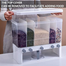 DYRABREST 5 in 1 Dry Food Dispenser Large Capacity Grain Dispenser Rice dispenser with Cup for Kitchen Small Granular Grain image