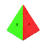 D Eternal Moyu 3X3 High Speed Stickerless Pyramid Cube image