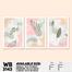 Ddecorator Modern Flower Artwork Wall Decor image