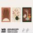 Ddecorator Modern Leaf Artwork Wall Decor image