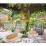 Decorative Bird Cage Mosquito Coil Holder Safe Metal Stand with Ash Catcher image