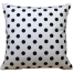 Decorative Cushion Cover Black And White 20x20 Inch image