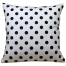 Decorative Cushion Cover Black And White 14x14 Inch image