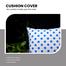 Decorative Cushion Cover Blue And White 20x12 Inch image