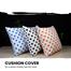 Decorative Cushion Cover Blue And White 14x14 Inch image