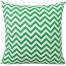 Decorative Cushion Cover, Green And White 20x20 Inch Set of 5 image