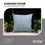 Decorative Cushion Cover, Multicolor 14x14 Inch image