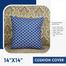 Decorative Cushion Cover, Navy Blue 14x14 Inch image