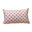 Decorative Cushion Cover, Orange And White 20x12 Inch image