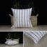 Decorative Cushion Cover, White 18x18 Inch image