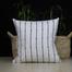 Decorative Cushion Cover, White 20x20 Inch image