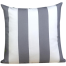 Decorative Cushion Cover, White And Grey 14x14 Inch image