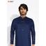 DEEN Navy Embroidered Panjabi 04 image