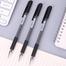 Deli Arrow Soft Grip Ball Pen Black Ink (0.5mm) - 12 Pcs image