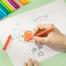 Deli Felt Pen Washable Colors Pack Of 12 Colors 1.0 mm image