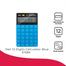 Deli Calculator Plastic-12 digits Any Color image