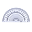Deli 4 Pcs Math Geometry Tool image