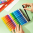 Deli Felt Pen Washable Colors Pack Of 12 Colors 1.0 mm image