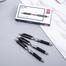 Deli 0.5mm Gel Pen Spring Tip Black 12 Pcs image