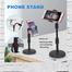 Desktop Mobile Phone Holder Stand 360 Rotate For Live Streaming Shoot Youtube Tiktok Video Round Base Smartphone image