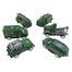 Super Fire Fighting Die Cast Metal Car Set For Kids - 6 Pc (metal_car_6pc_green) image