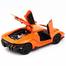Diecast Lamborghini Lumineuse 1:32 Car Model Kids Children Toy Car Alloy Car Black Metal Car with light and sound- Orange image