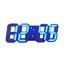 Digital Glowing 3D LED Wall Clock and Table Clock image