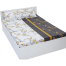 Digital Home TEX Cotton Multicolor (Floral Comfort) King Size Flat Bed Sheet (7.5 by 8.5 Feet) with Two Pillow Covers- 300 Thread Count- Hand Washable image