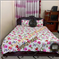Digital Home Tex Cotton 8.5/7.5 Feet Double Size Bedsheet With Two Pillow Covers image