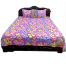Digital Home Tex Cotton 8.5/7.5 Feet Double Size Bedsheet With Two Pillow Covers image