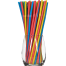 Dip and Sip Plastic Straws - 100pcs (Multicolor) image