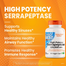 Doctor's Best High Potency Serrapeptase 120,000 SPU 90 Veggie Capsules image