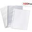 Document Protector Sheet A4 Size 11 holes -50Pcs image