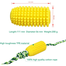Dog Corn Chew Toys For Pet Chew Toys Powerful Interactive Dog Bite Toys image