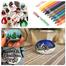 Doms Acrylic Paint Marker Pens Set Of 12 Colors Water Based Paint Pen for Rock Painting Canvas Photo Album DIY C image