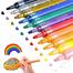 Doms Acrylic Paint Marker Pens Set Of 12 Colors Water Based Paint Pen for Rock Painting Canvas Photo Album DIY C image