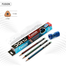 Doms Fusion X-Tra Super Dark Pencils - 10pcs With Free 1 Eraser 1 Sharpner image