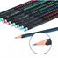 Doms Fusion X-Tra Super Dark Pencils - 10pcs With Free 1 Eraser 1 Sharpner image