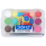 Doms Non-Toxic 15mm Water Colour Cake Set With Paint Brush And Plastic Case image