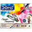 Doms Water Colour Paint 6 Color Tubes box 1pc Brush 1pc Palette for Water Painting image