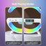 Doomhot 4 In 1 Bluetooth Speaker 10W Multifunctional Wireless Charger LED Atmosphere RGB Night Light Alarm Clock Desk Lamp Bluetooth Speaker Wireless Charging Modern Speaker image