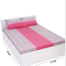 Doubel King Size - Bed Sheet Set with Matching Two Pillow Covers image