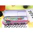 Double Decar Train Engine Style Two Layer Metal Pencil Box, Pencil Case for Kid image