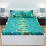 Double King Size Bed Sheet Set With Matching Two Pillow Covers image