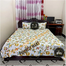 Double King Size Cotton Bed Sheet With Matching 2 Pillow Covers image