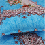 Double King Size Printed Cotton Bed Sheet 7.5x 8.5 feet With 2 Matching Pillow Covers image