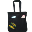 Double Pocket Canvas Tote Bag with Zipper image